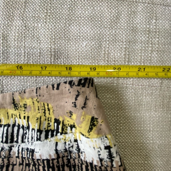 Studio Point Plus Colourful Linen Blend Mid Length Office Work  Skirt- Sz-18 - Picture 14 of 16